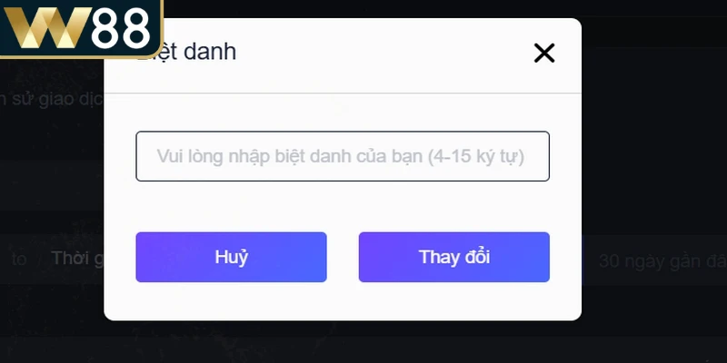 Quá trình xác minh tài khoản W88 được xây dựng theo từng bước rõ ràng